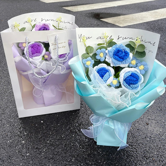 Handmade Crochet Flower Bouquet